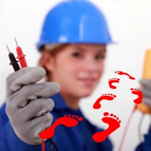Principios de Instalaciones Electricas - Huellas rojas